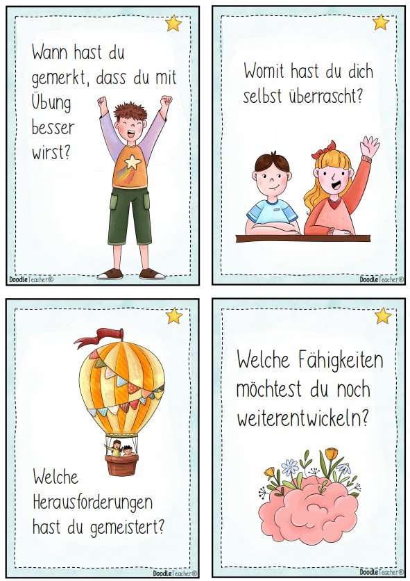 Affirmationskarten für Kinder