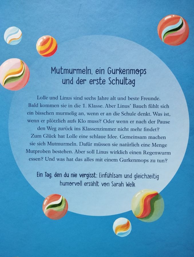 Rückseite Bilderbuch Mutmurmeln