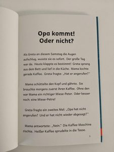 Buchseite mit Schrift